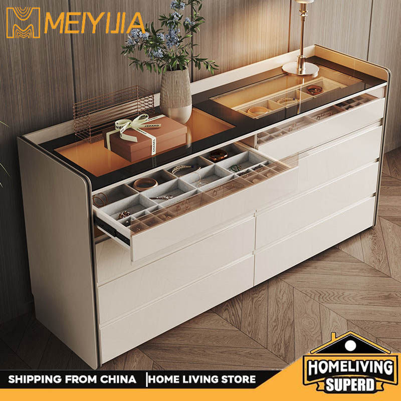 Light Luxury Chest of Drawers, Bedroom Dressing Table, Cosmetic Bed Storage Cabinet, Tail Cabinet