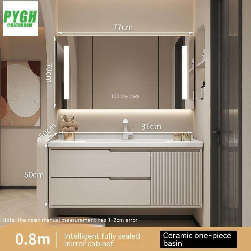 QW- Bathroom Sink Cabinet Set with Smart Mirror