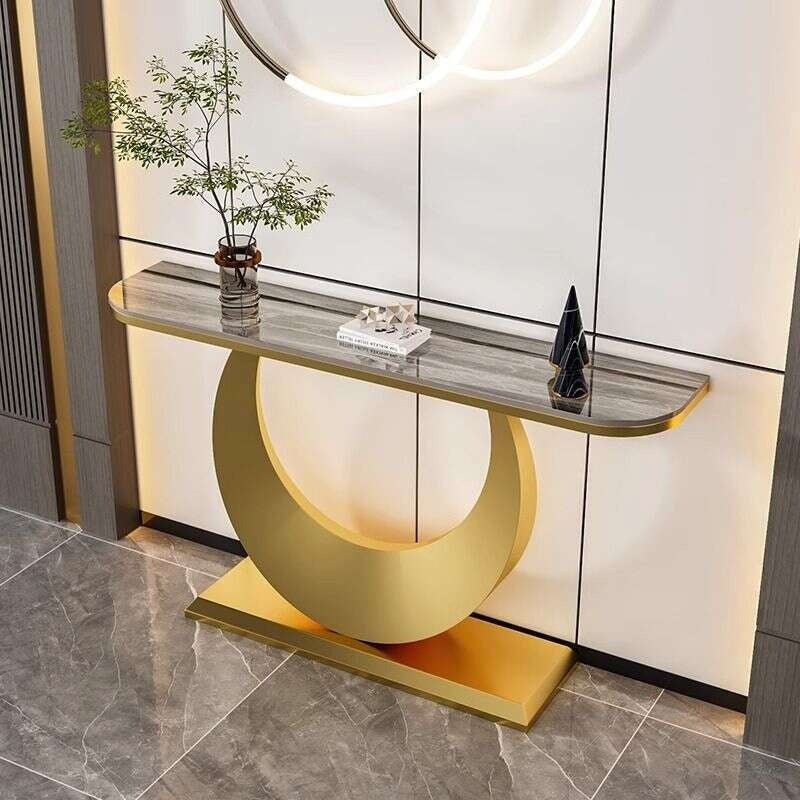 Living bar end stone table, entrance cabinet, simple, modern, light luxury, living room wall table