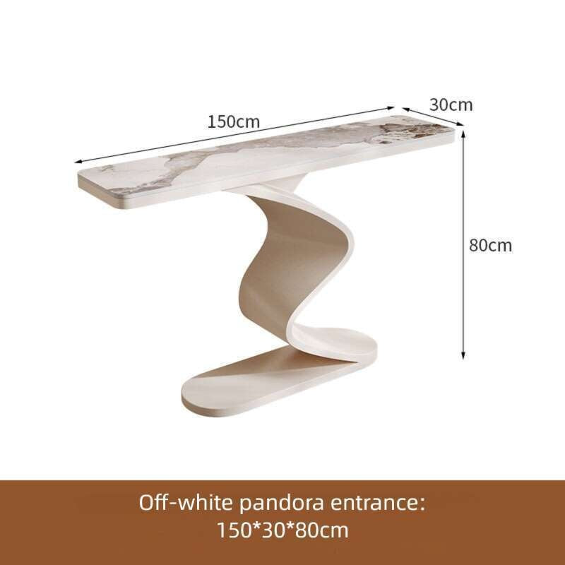 Living room bar stone entrance Extra narrow wall table Modern minimalist style Console sideboard