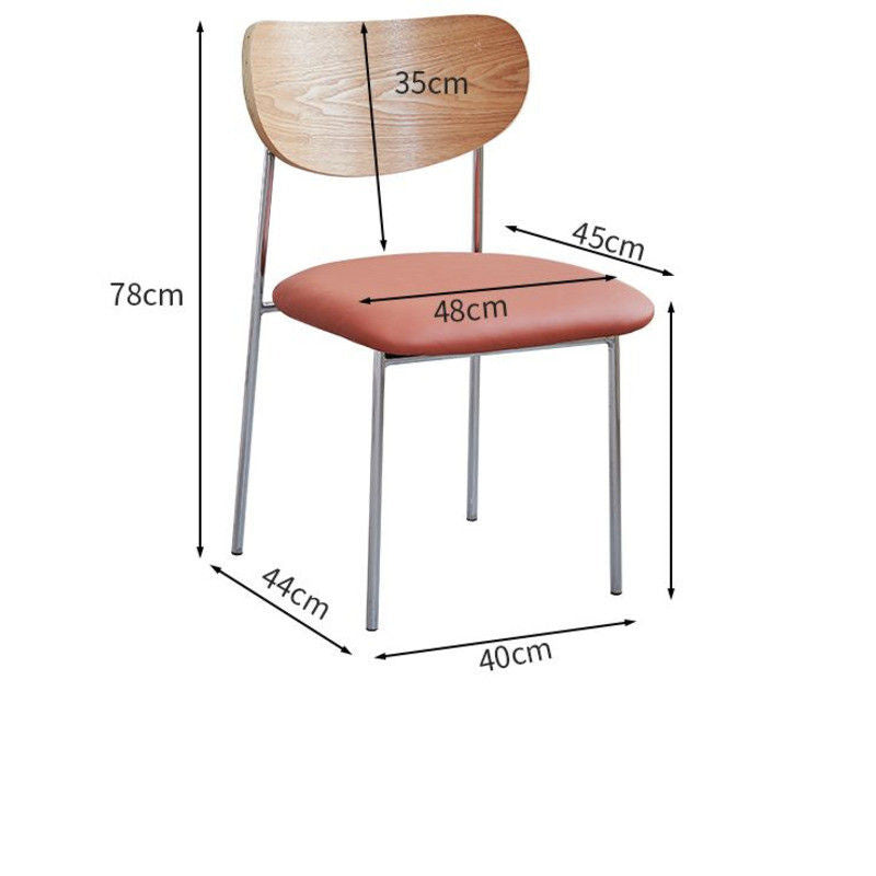 เก้าอี้วินเทจพร้อมพนักพิงร้านอาหารที่ออกแบบฝรั่งเศส 