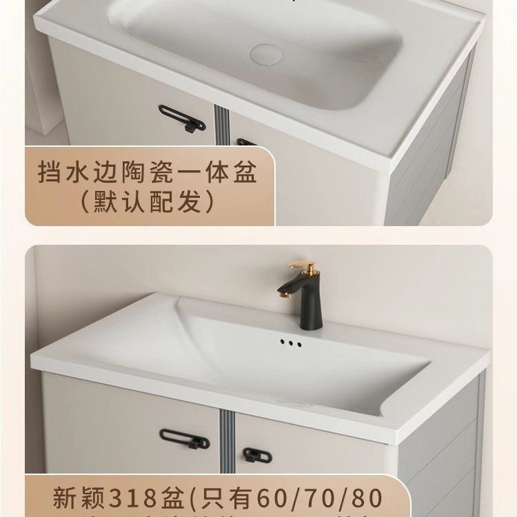(aluminum)ตู้ห้องน้ำสแตนเลสห้องน้ำตู้กระจกสมาร์ทห้องน้ำในห้องน้ำ 