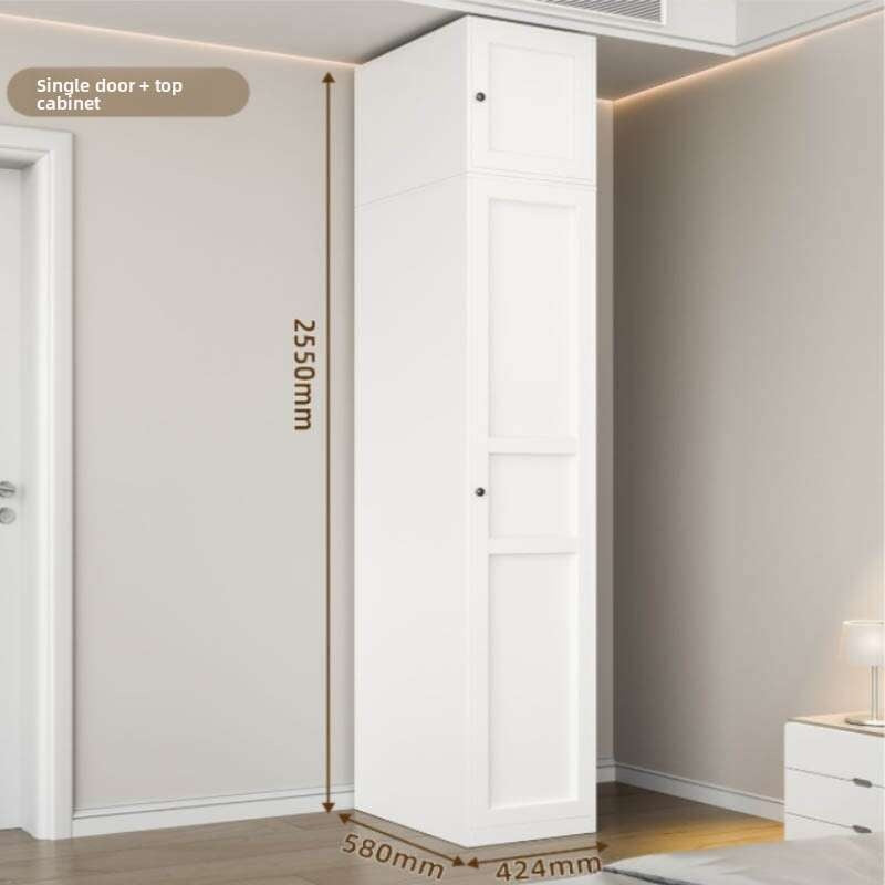 Thick metal wardrobe for home bedroom modern simple Floor standing storage cabinet
