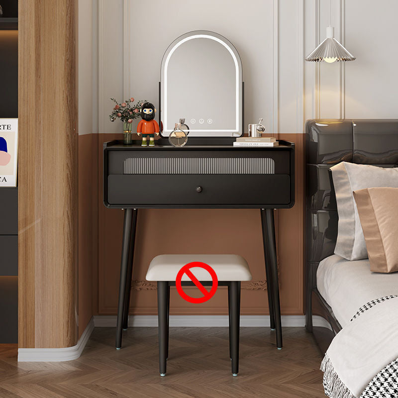 โต๊ะเครื่องแป้งสไตล์ฝรั่งเศสที่เก็บของ One Bedroom โต๊ะเครื่องแป้งอเนกประสงค์พร้อมกระจก ·