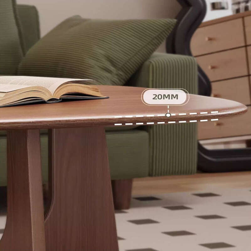 Full solid wood living room coffee home tea balcony low table