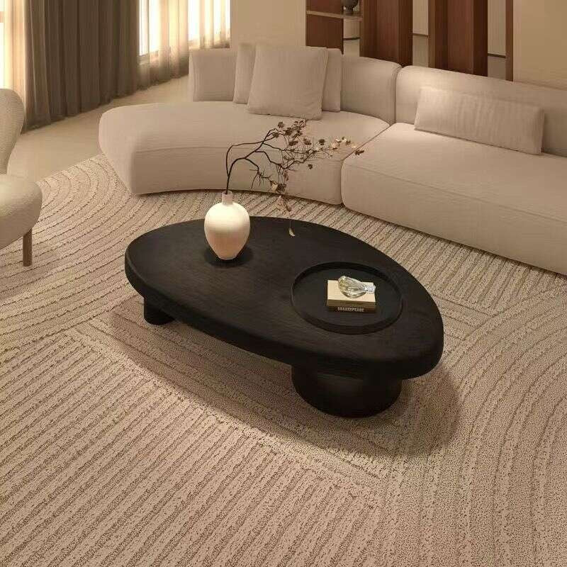 Antique Chinese Solid Wood Living Room Home Wabi Style Creative Storage Coffee Table