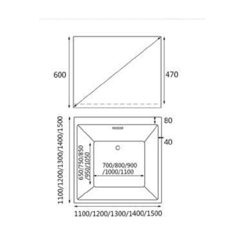QW- EmbeddedEmbedded Embedded acrylic bathtub Bathtub for home use