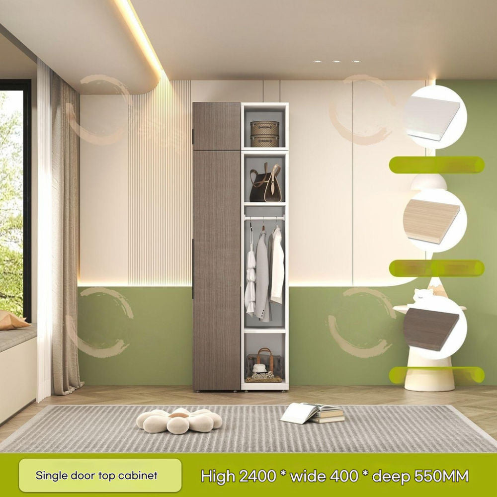 Thickened Steel Home Wardrobe Bedroom Aluminum Honeycomb Panel Storage Cabinet Eco-Friendly