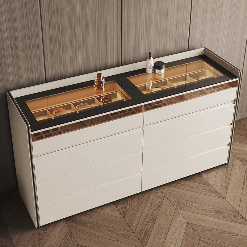 Light Luxury Chest of Drawers, Bedroom Dressing Table, Cosmetic Bed Storage Cabinet, Tail Cabinet