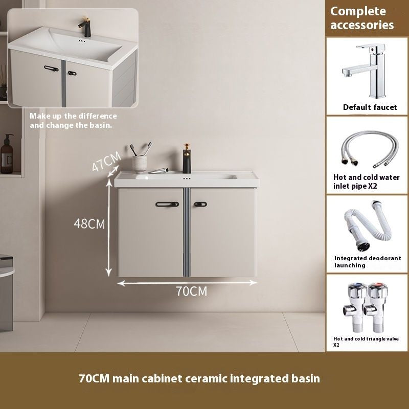 (aluminum)ตู้ห้องน้ำสแตนเลสห้องน้ำตู้กระจกสมาร์ทห้องน้ำในห้องน้ำ 