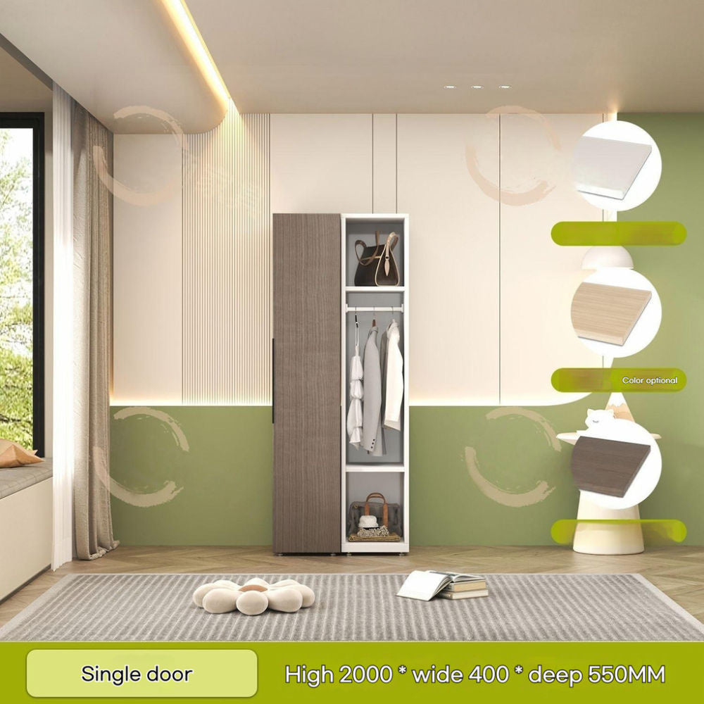 Thickened Steel Home Wardrobe Bedroom Aluminum Honeycomb Panel Storage Cabinet Eco-Friendly