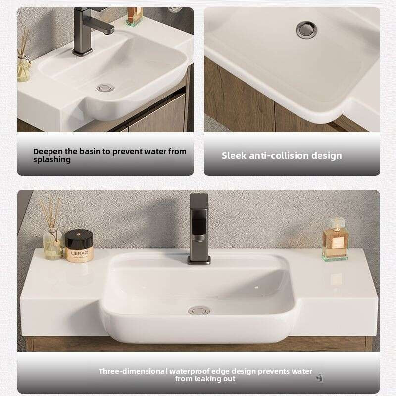 QW- Aluminum Storage Smart Mirror Cabinet in the Bathroom, Bathroom Sink Set