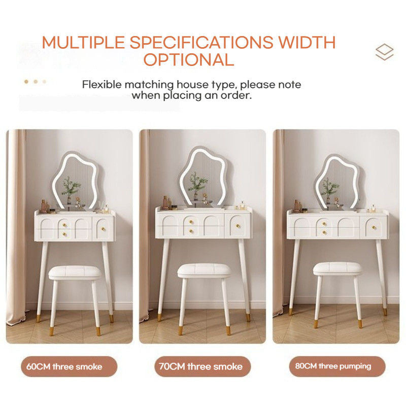 สมุนไพรครีมลมโต๊ะเครื่องแป้งห้องนอนโมเดิร์นโต๊ะเครื่องแป้ง