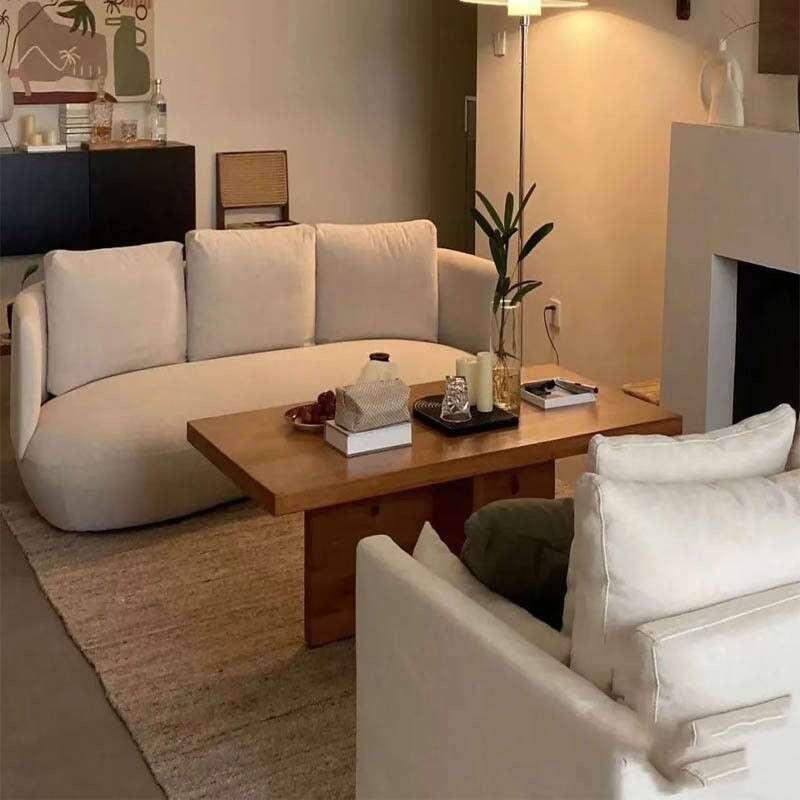 Coffee Solid Wood Nordic Modern Living Room Rectangular Tea Wooden Table Tatami