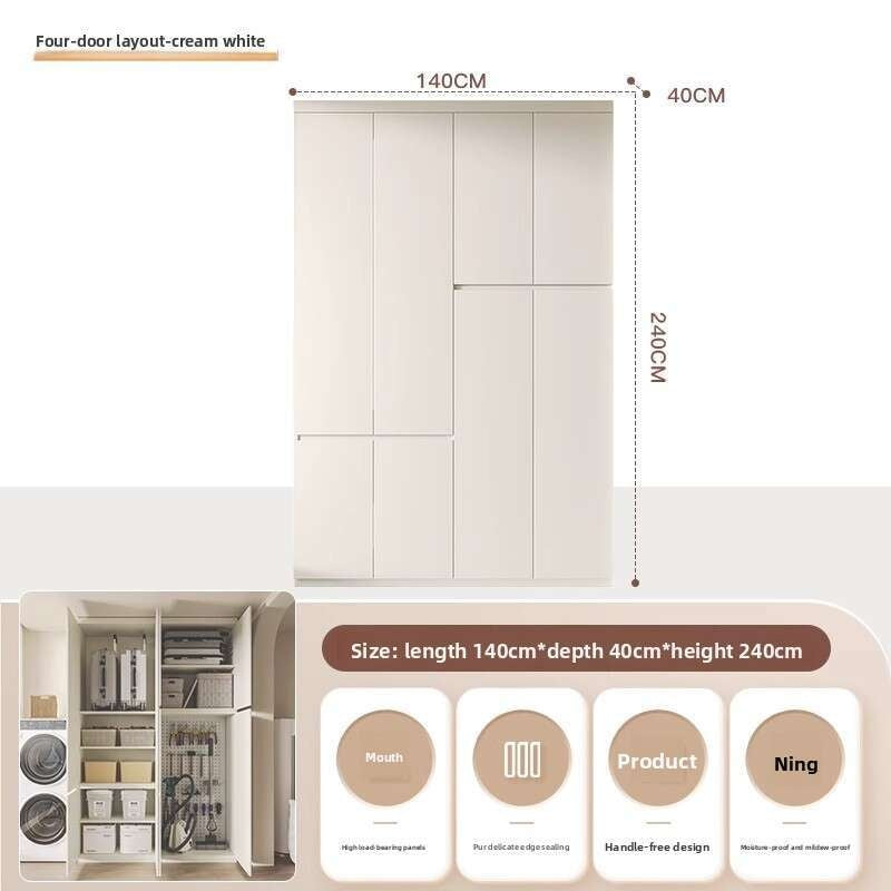 QW- Aluminum Storage Cabinet Balcony storage cabinet, wardrobe