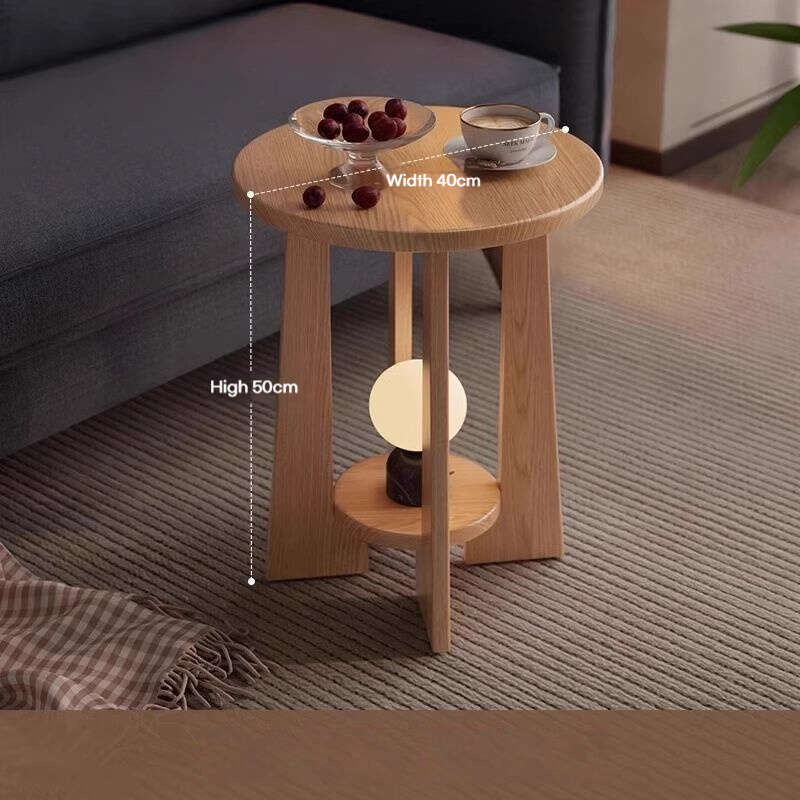 Full solid wood living room coffee home tea balcony low table