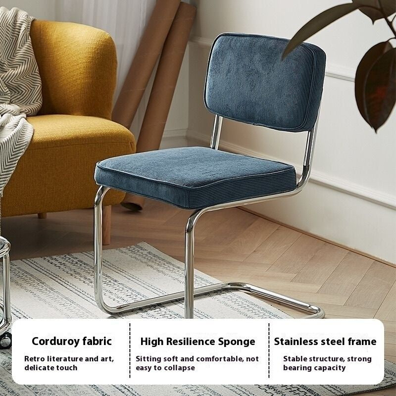 เก้าอี้วินเทจ เก้าอี้พักผ่อนผ้าภายในเดี่ยว เก้าอี้กลับบ้าน เหล็ก เก้าอี้จัดเลี้ยง 