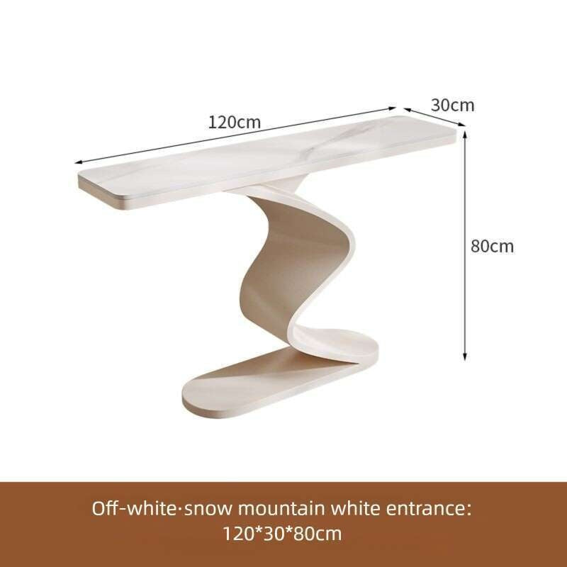 Living room bar stone entrance Extra narrow wall table Modern minimalist style Console sideboard