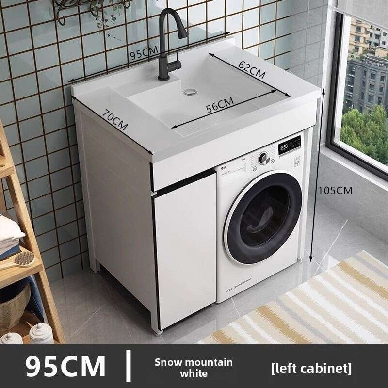 QW- aluminum bathroom sink set Bathroom storage cabinet