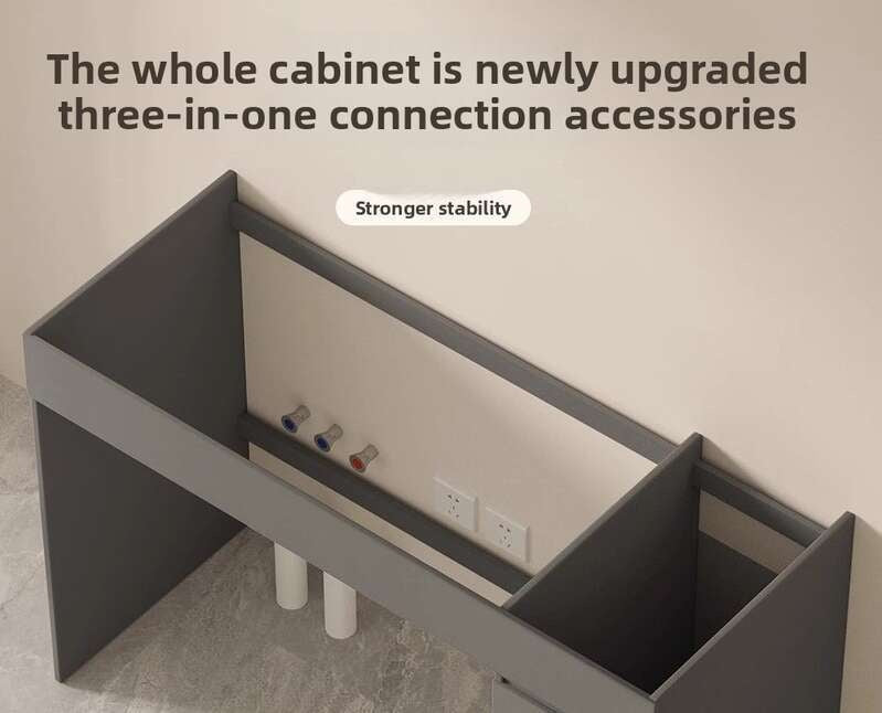 QW- aluminum bathroom sink set Bathroom storage cabinet Customization accepted