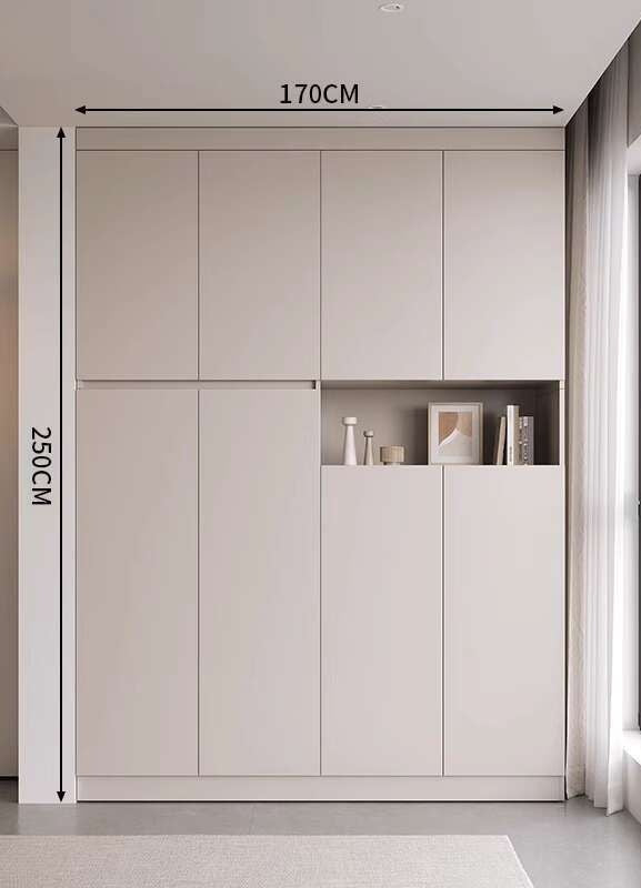 QW- Aluminum Balcony Bedroom Storage Cabinet