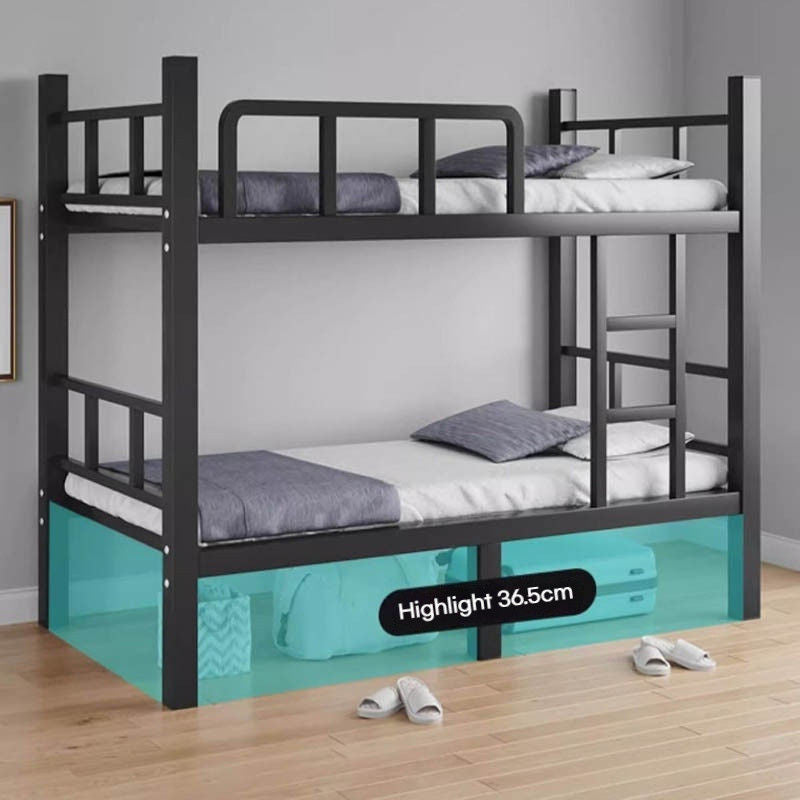 Two-story upper and lower beds, frame steel two-story apartment single bed, double bed