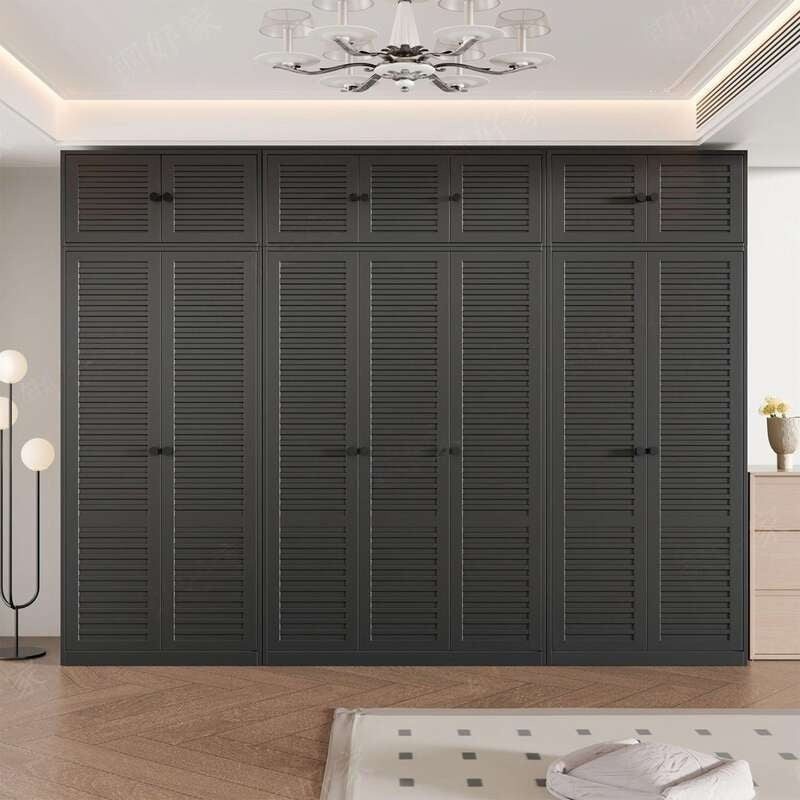 Metal Wardrobe for Bedroom Home Simple Combination Set Formaldehyde-free children's room simple hanging storage cabinet