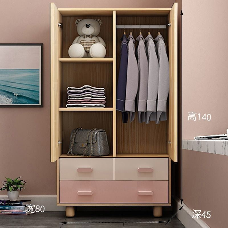 Custom Dwarf Bedroom Storage Cabinet, Small Wardrobe, Hanging Children's Wardrobe
