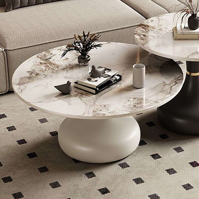 Slate set for home living room Small coffee sofa side table, small round table