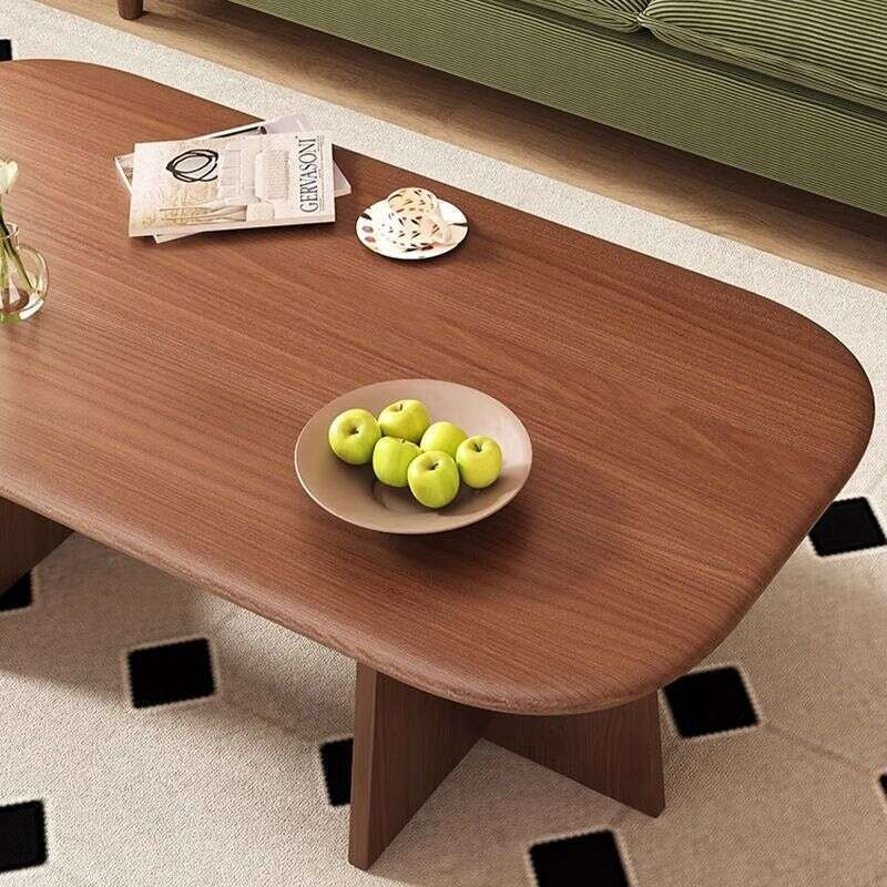 Full solid wood living room coffee home tea balcony low table