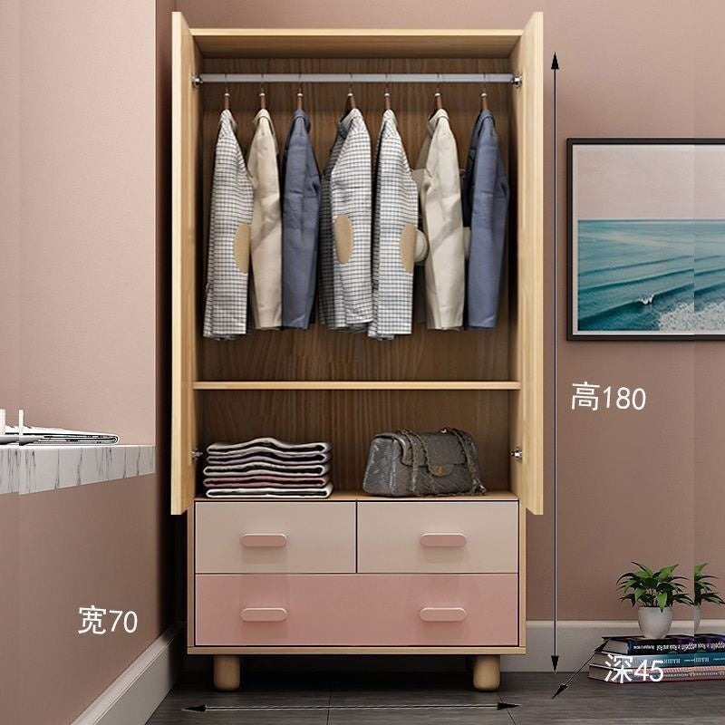 Custom Dwarf Bedroom Storage Cabinet, Small Wardrobe, Hanging Children's Wardrobe