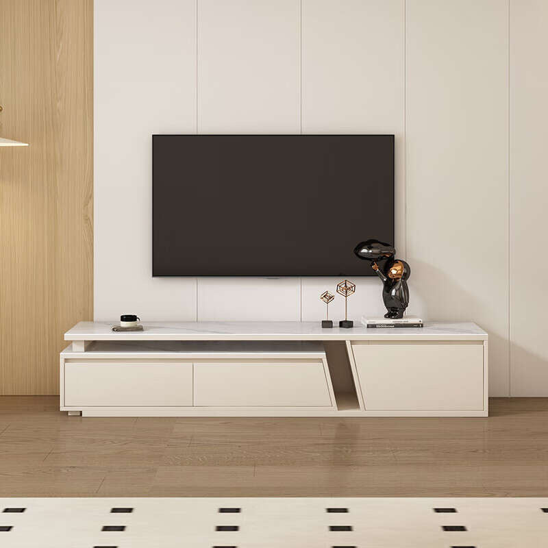 Lightweight Luxury Solid Wood Foldable TV Board Combination Modern Simple Home Living Room Placement Zone Drawer Cabinet Shelf