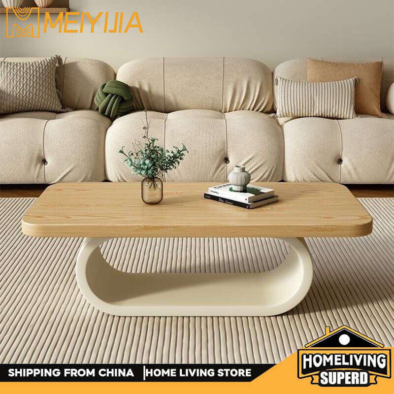 Solid wood coffee small living room, home type, tea cream table, creative, modern, simple.