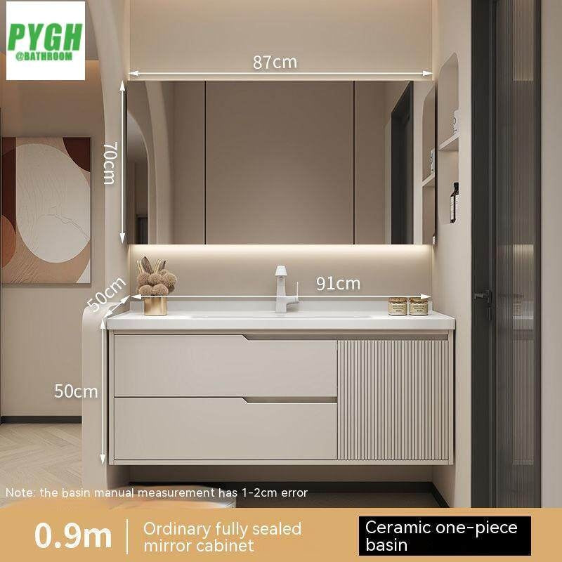 QW- Bathroom Sink Cabinet Set with Smart Mirror