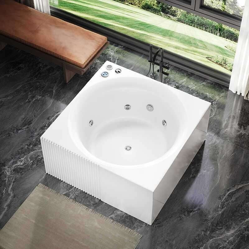 QW- Acrylic Double Spa Bathtub