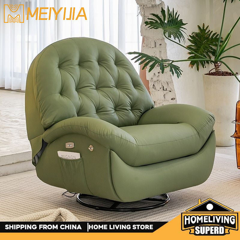 Multi-purpose sofa living space electric relaxation single rotating rocking chair