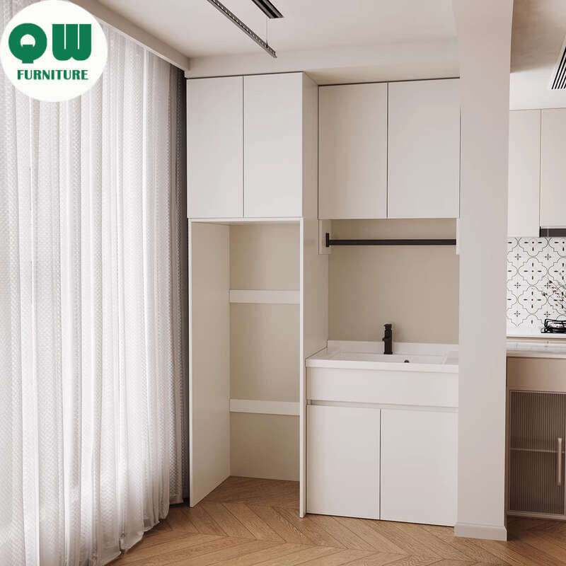 QW- Aluminum Balcony Bedroom Storage Cabinet