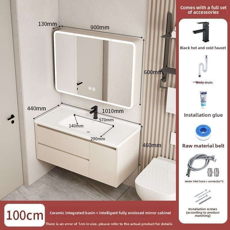 QW- Dressing table storage set, width 40 cm.Bathroom Mirror Cabinet
