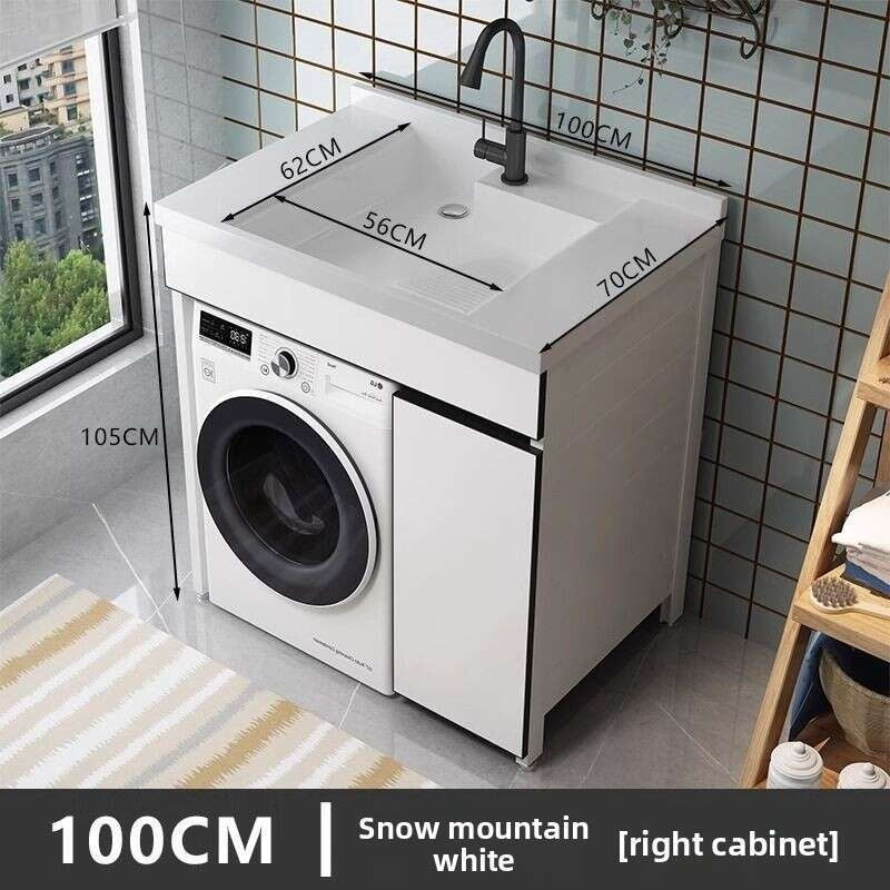 QW- aluminum bathroom sink set Bathroom storage cabinet