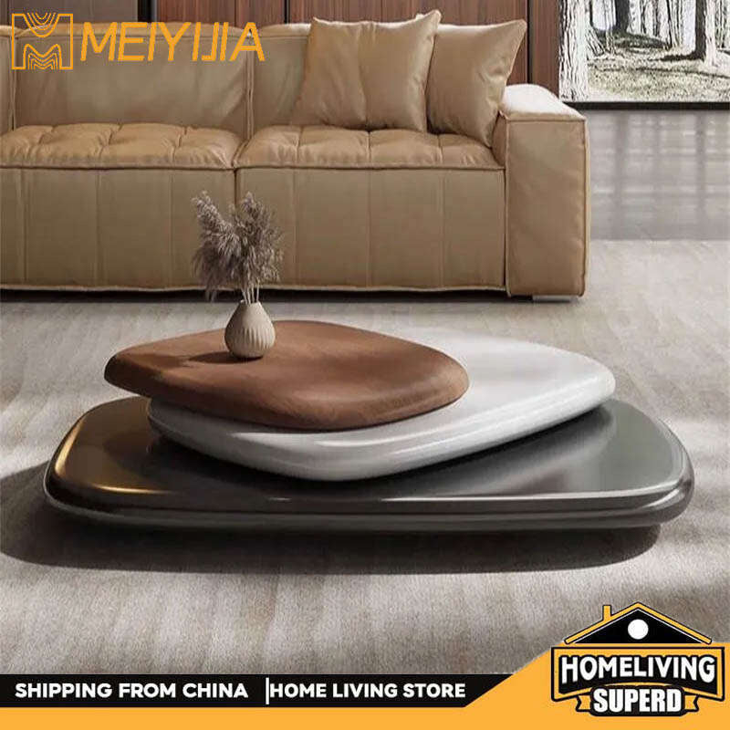 Simple design Italian style felt coffee table multi-functional small living room home premium modern suspended rotation