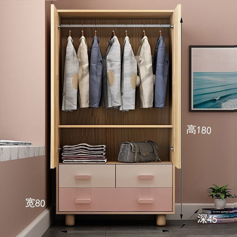 Custom Dwarf Bedroom Storage Cabinet, Small Wardrobe, Hanging Children's Wardrobe