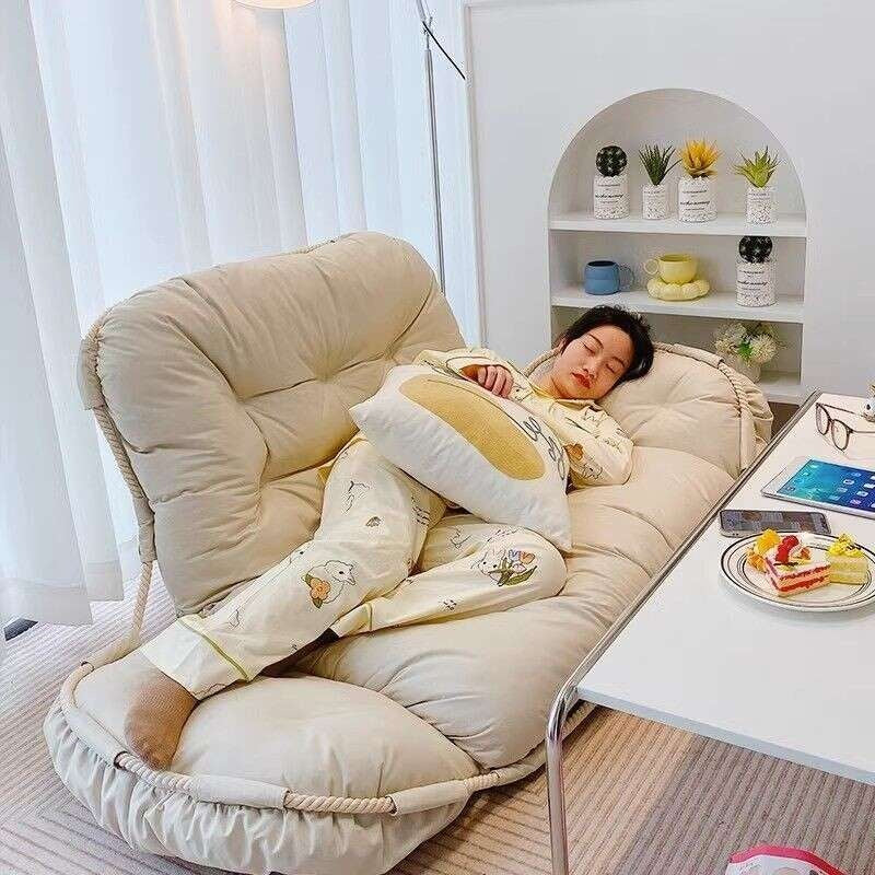 โซฟา เสื่อทาทามิ ห้องห้องนอนเตียงคู่เก้าอี้ขี้เกียจขนาดเล็ก