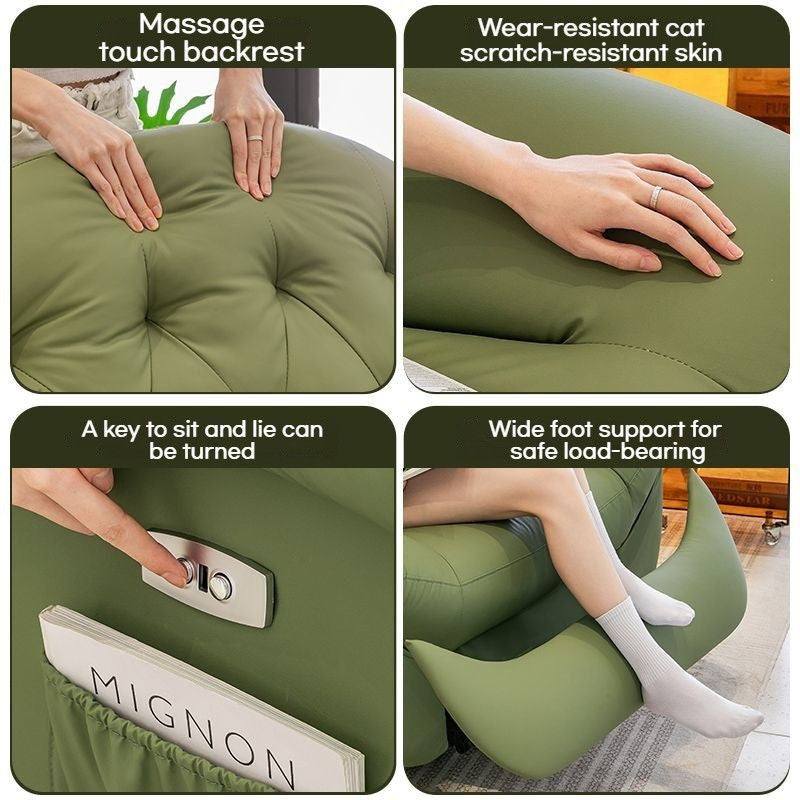 Multi-purpose sofa living space electric relaxation single rotating rocking chair