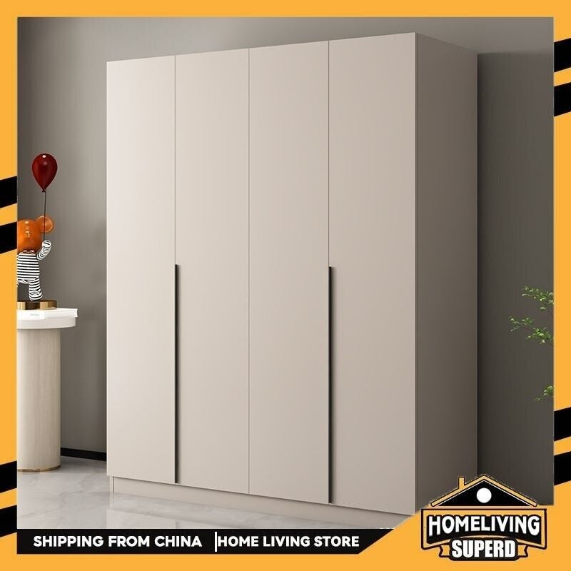 Italian Style Home Bedroom Wardrobe Cream Wind Simple Main Small Elegant Storage Cabinet Light