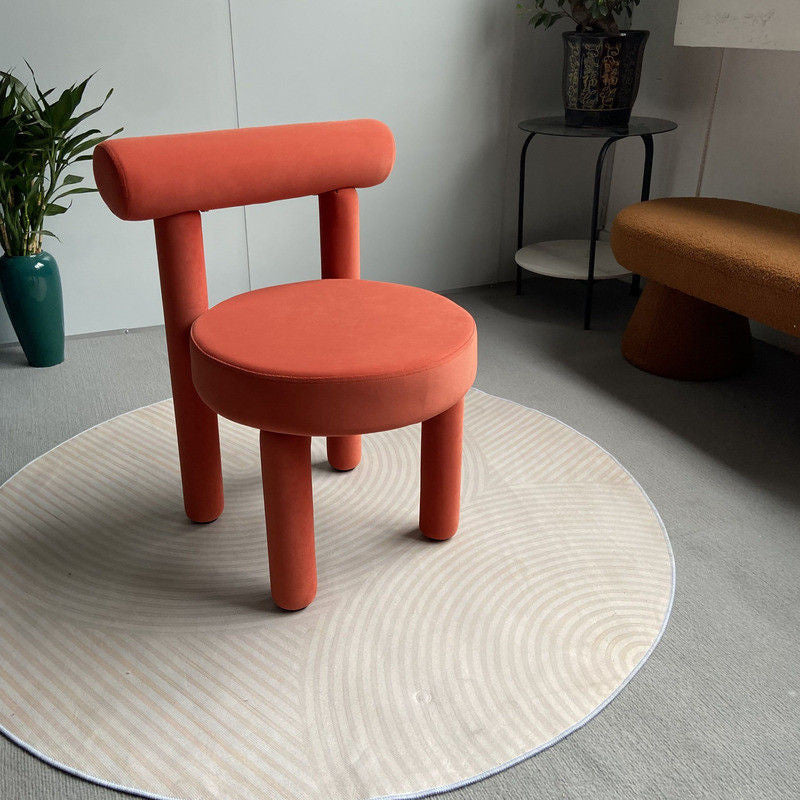 ออกแบบรูปลักษณ์ความกว้างและความหนาขึ้นออกแบบมินิมอลบ้านห้องนอนด้านหลังเก้าอี้สตูลสไตล์เพื่อรองรับเก้าอี้สีแดงแต่งหน้า 