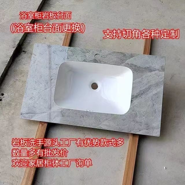 QW- Bathroom Artificial Stone Ceramic Basin