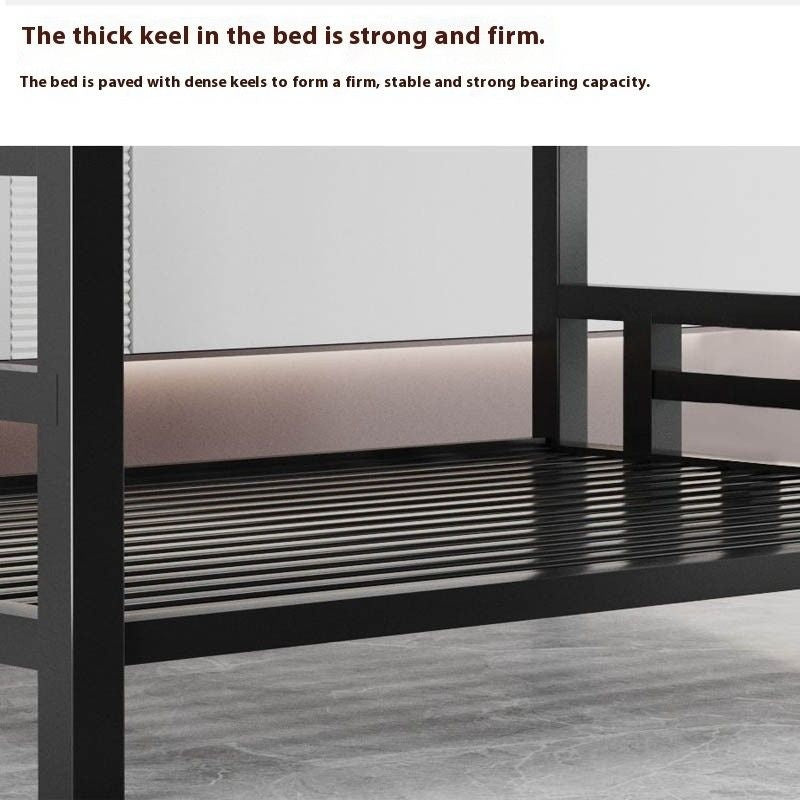 Bunk shelf, frame, upper and lower high-low bed, steel frame bed