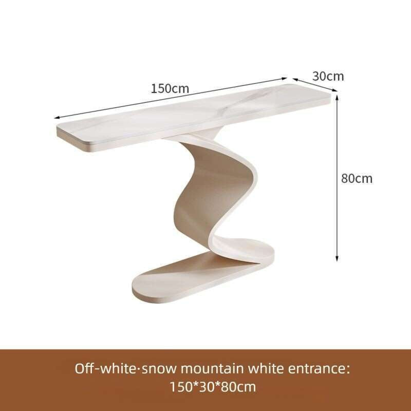Living room bar stone entrance Extra narrow wall table Modern minimalist style Console sideboard