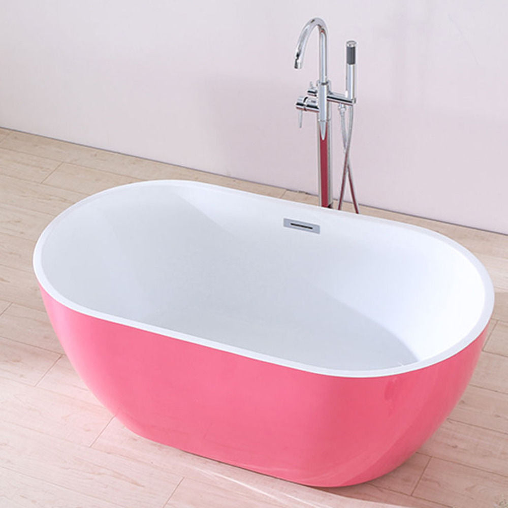 QW- Acrylic Bathtub Small for Home Use Colorful Bathtubs