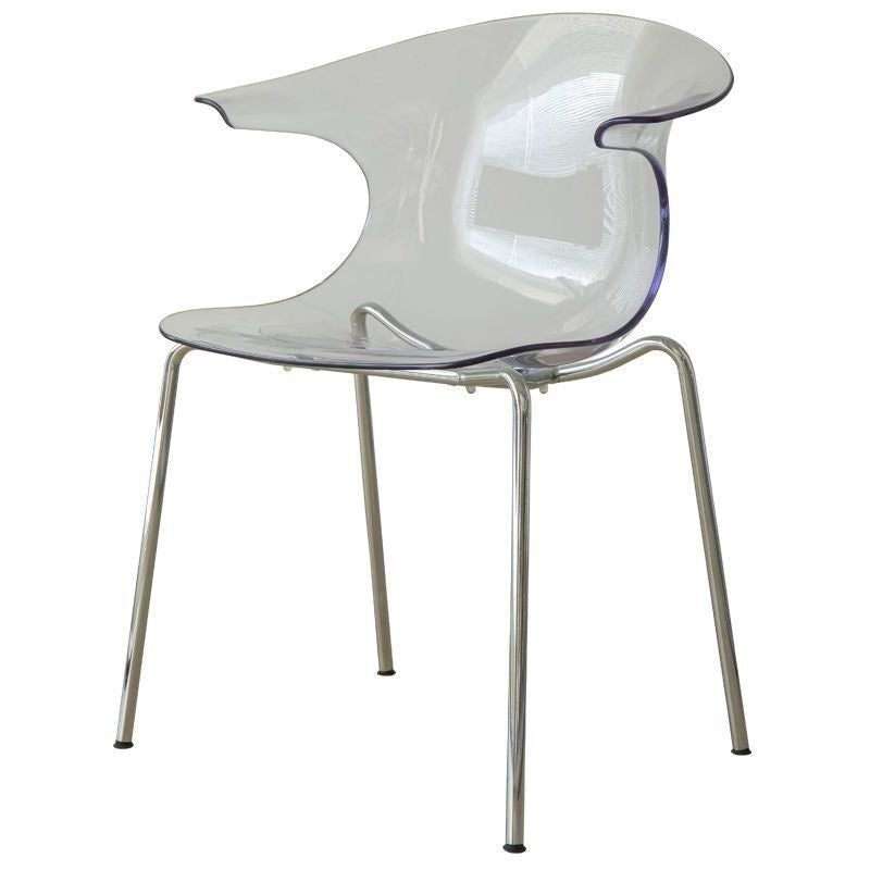 เก้าอี้โบราณโบราณเก้าอี้อะคริลิคใสเก้าอี้เรียบง่ายทันสมัยเก้าอี้พักผ่อนลมครีมเก้าอี้พนักพิง 